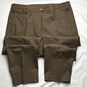 Lauren by Ralph Lauren Houndstooth Pants with Stretch Waist. Size 18W